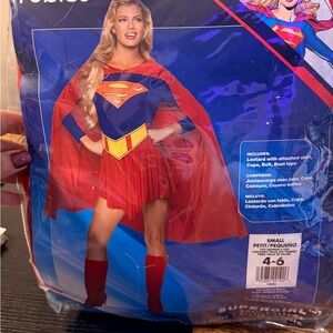 Rubies| Supergirl Costume with Cape and Skirt